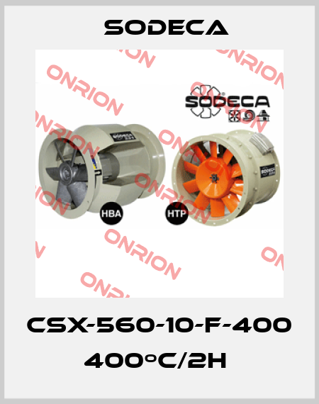 CSX-560-10-F-400  400ºC/2H  Sodeca
