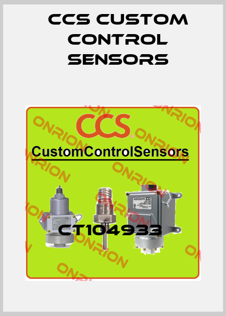 CT104933  CCS Custom Control Sensors