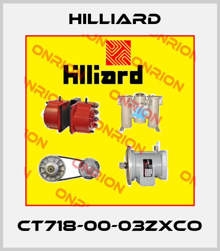 CT718-00-03ZXCO Hilliard