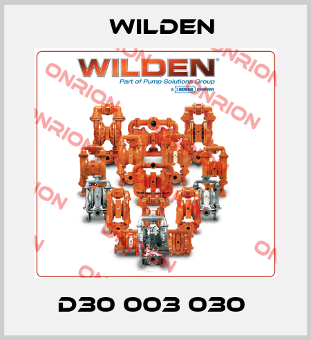 D30 003 030  Wilden