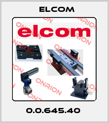 0.0.645.40  Elcom