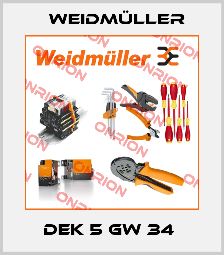 DEK 5 GW 34  Weidmüller