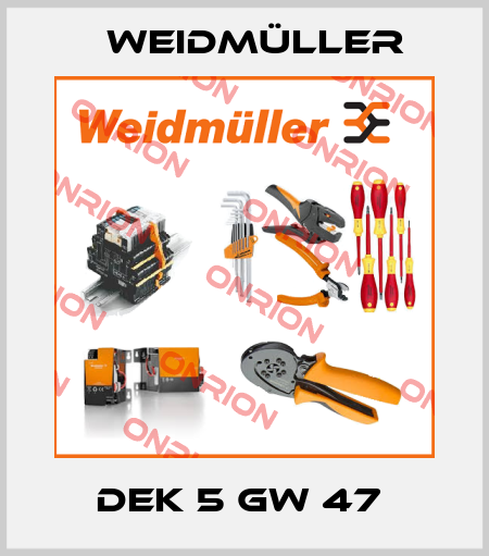 DEK 5 GW 47  Weidmüller