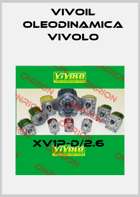 XV1P-D/2.6  Vivoil Oleodinamica Vivolo