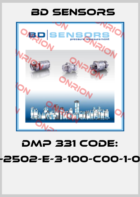 DMP 331 CODE: 110-2502-E-3-100-C00-1-006  Bd Sensors