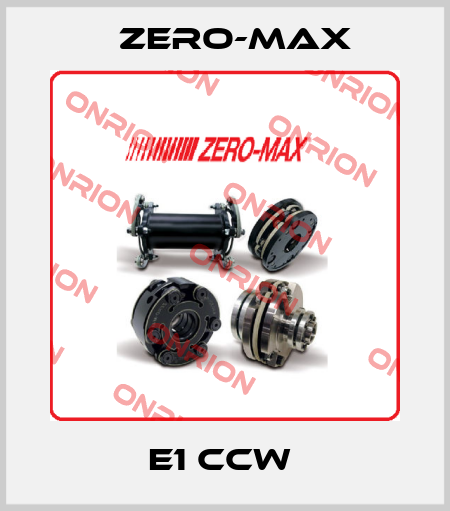 E1 CCW  ZERO-MAX