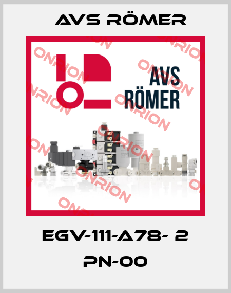 EGV-111-A78- 2 PN-00 Avs Römer