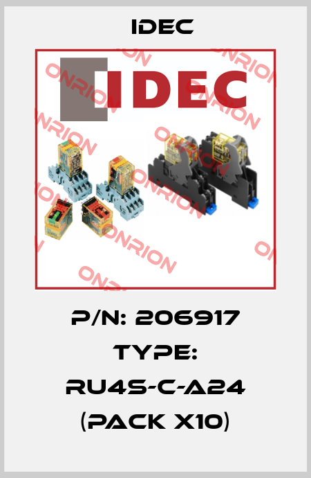P/N: 206917 Type: RU4S-C-A24 (pack x10) Idec
