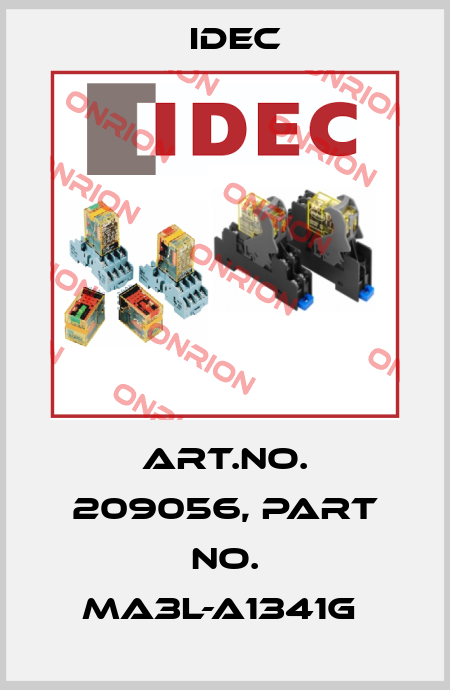 Art.No. 209056, Part No. MA3L-A1341G  Idec