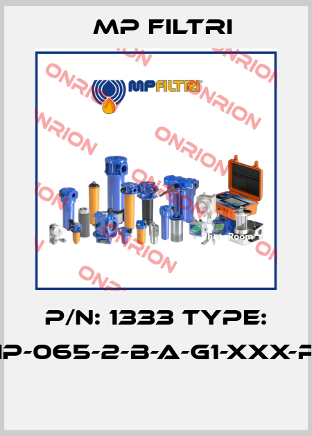 P/N: 1333 Type: FHP-065-2-B-A-G1-XXX-P01  MP Filtri