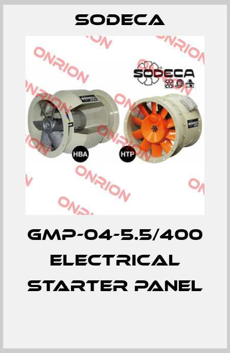 GMP-04-5.5/400   ELECTRICAL STARTER PANEL  Sodeca