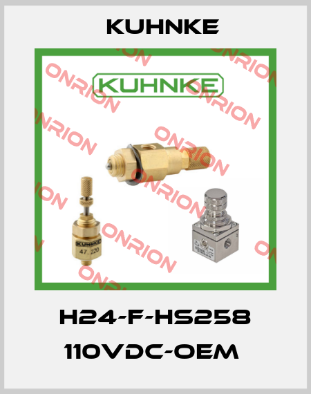 H24-F-HS258 110VDC-OEM  Kuhnke