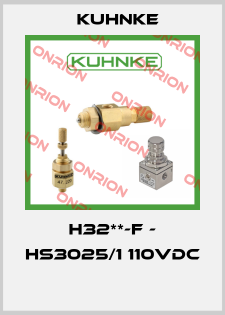 H32**-F - HS3025/1 110VDC   Kuhnke