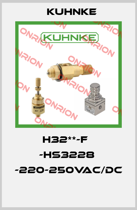 H32**-F   -HS3228  -220-250VAC/DC  Kuhnke