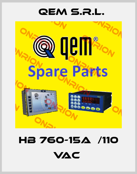 HB 760-15A  /110 VAC  QEM S.r.l.