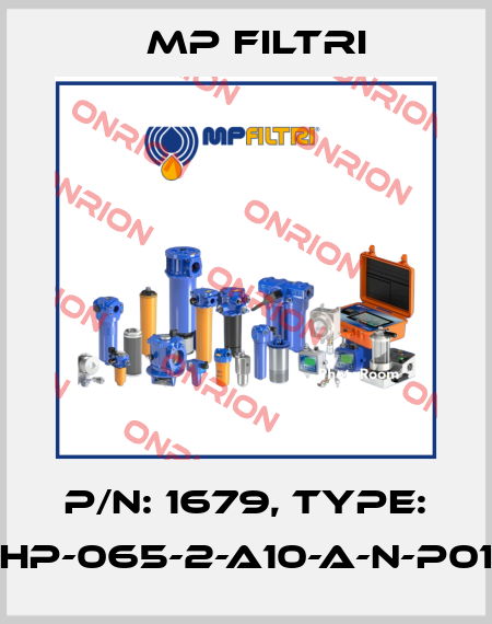 P/N: 1679, Type: HP-065-2-A10-A-N-P01 MP Filtri
