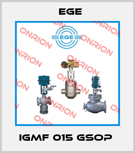 IGMF 015 GSOP  Ege