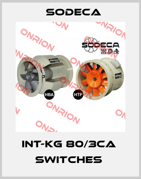 INT-KG 80/3CA  SWITCHES  Sodeca