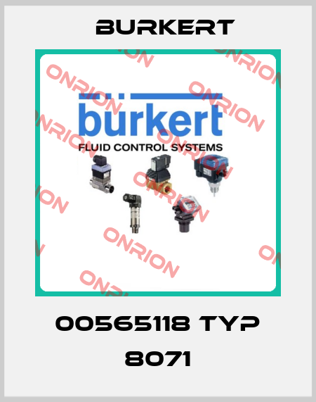 00565118 TYP 8071 Burkert