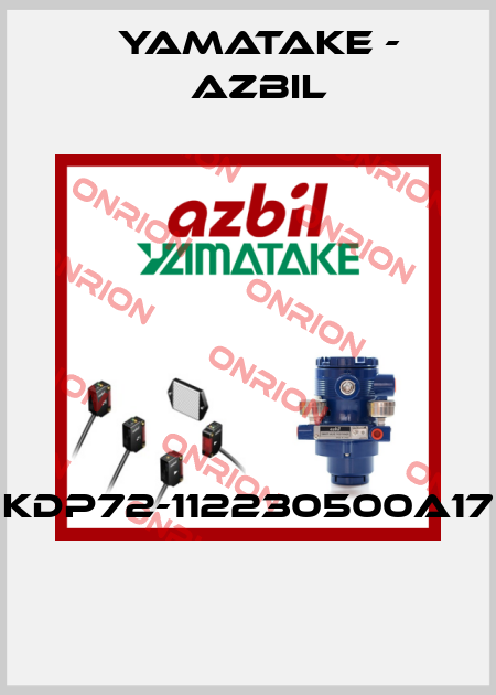 KDP72-112230500A17  Yamatake - Azbil