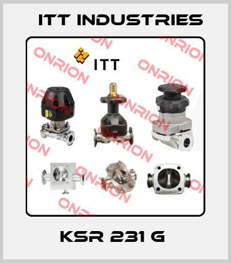 KSR 231 G  Itt Industries