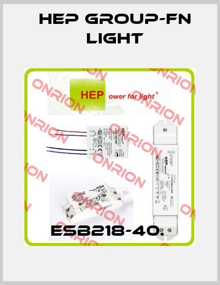 ESB218-40.  Hep group-FN LIGHT
