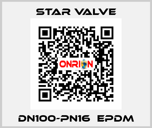 DN100-PN16  EPDM Star Valve