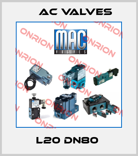 L20 DN80  МAC Valves