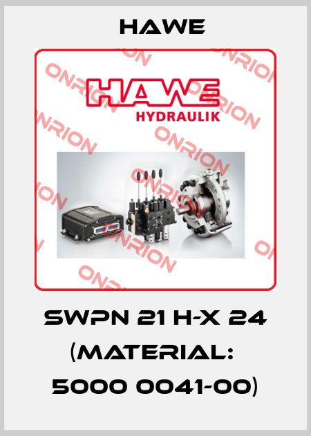 SWPN 21 H-X 24 (Material:  5000 0041-00) Hawe