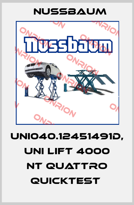 UNI040.12451491D, UNI LIFT 4000 NT Quattro Quicktest  Nussbaum