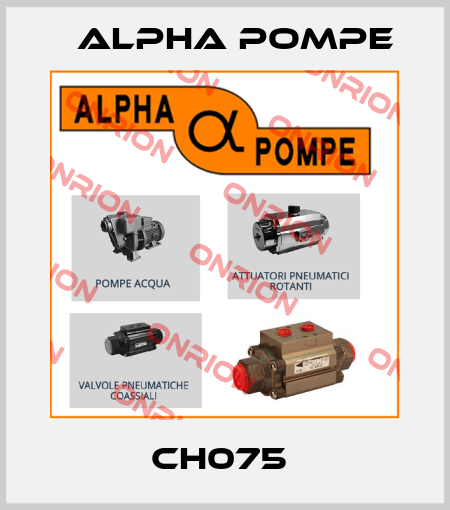 CH075  Alpha Pompe
