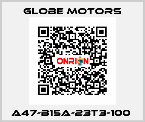 A47-B15A-23T3-100  Globe Motors
