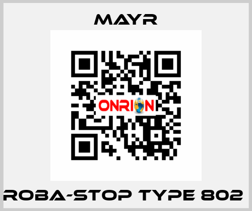 ROBA-stop Type 802  Mayr