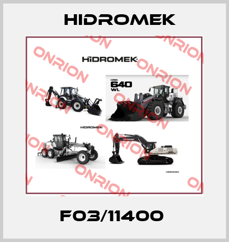 F03/11400  Hidromek