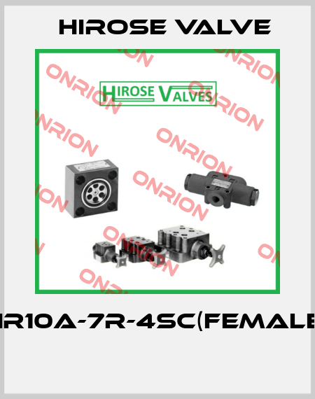HR10A-7R-4SC(female)  Hirose Valve