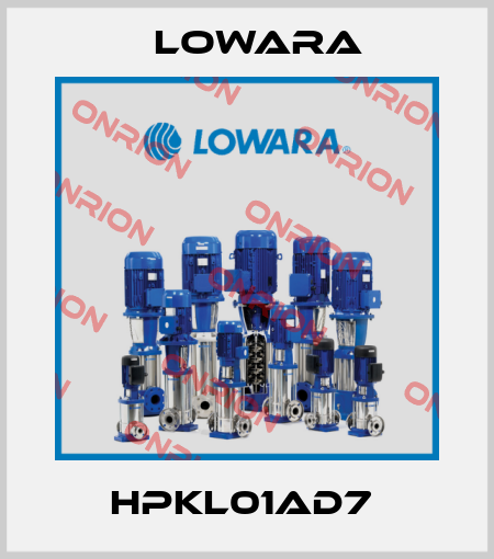 HPKL01AD7  Lowara