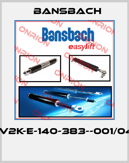 W0V2K-E-140-383--001/040N  Bansbach