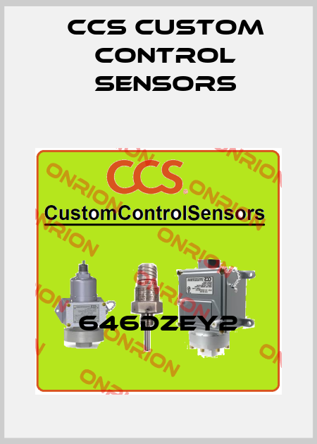 646DZEY2 CCS Custom Control Sensors