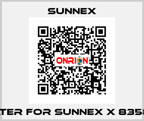 Heater For Sunnex x 83581-1   Sunnex