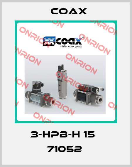 3-HPB-H 15   71052  Coax