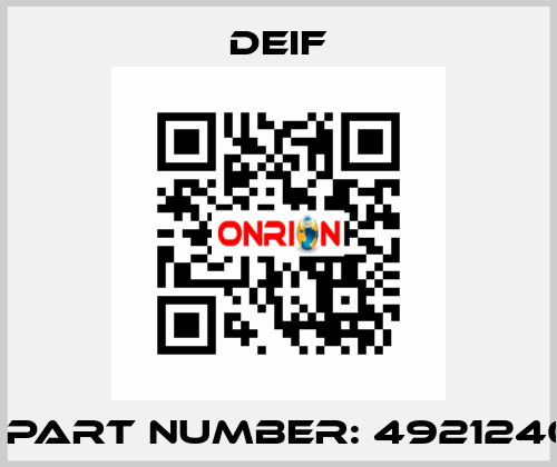 CM-1 part number: 4921240183  Deif
