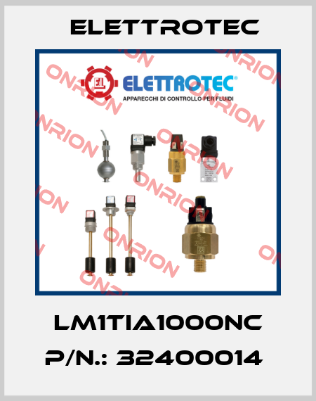 LM1TIA1000NC P/N.: 32400014  Elettrotec