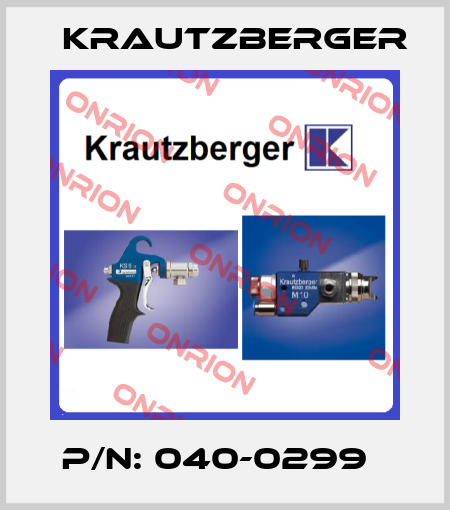 P/N: 040-0299   Krautzberger