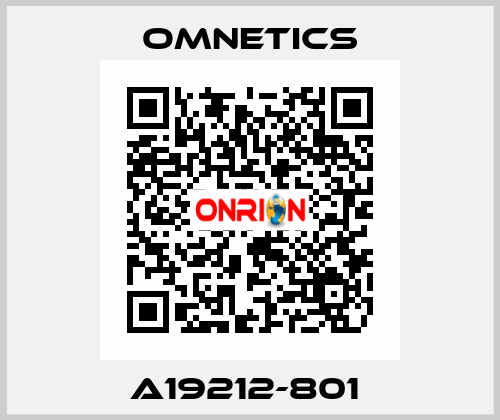 A19212-801  OMNETICS