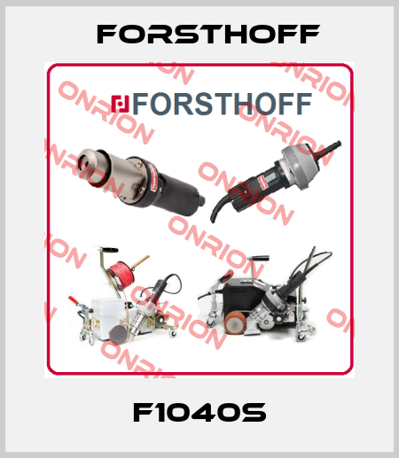 F1040S Forsthoff