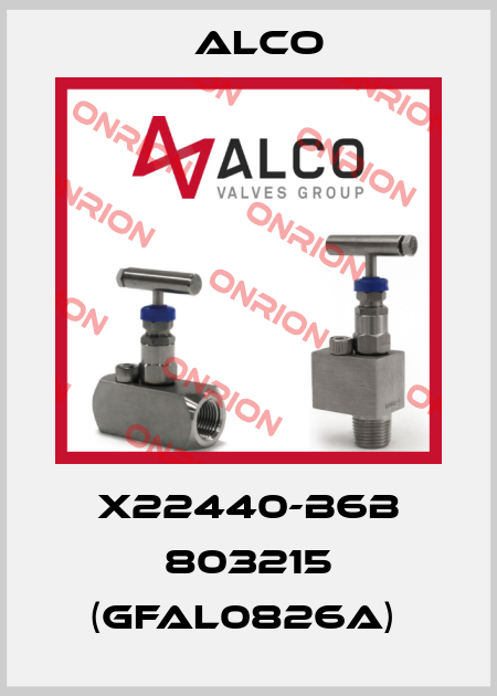 X22440-B6B 803215 (GFAL0826A)  Alco