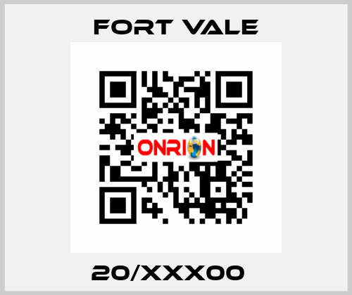 20/XXX00   Fort Vale