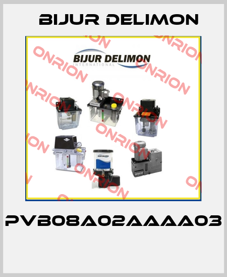 PVB08A02AAAA03  Bijur Delimon