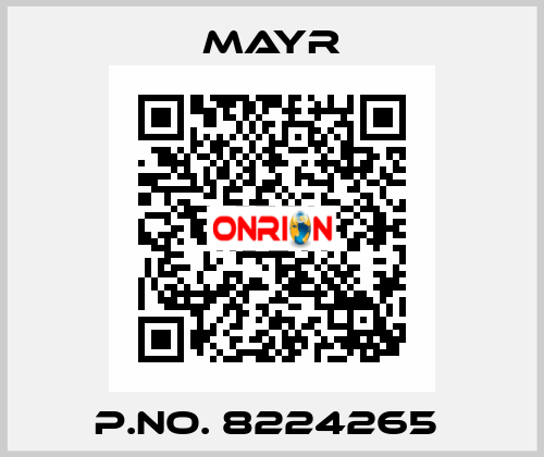 P.No. 8224265  Mayr