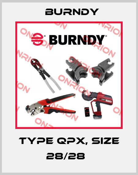 Type QPX, Size 28/28   Burndy